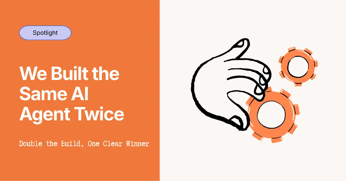 We Built the Same AI Agent Twice: Here's Why the Slack Version Won