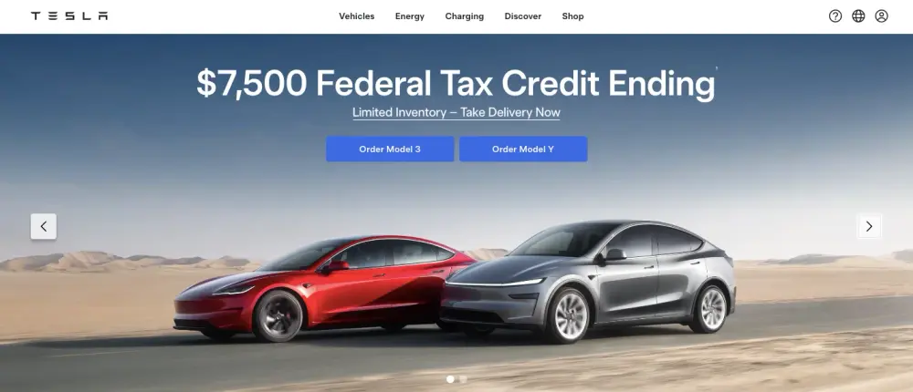 Tesla_homepage