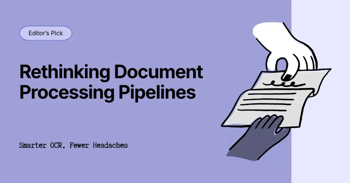 Rethinking Document Processing Pipelines