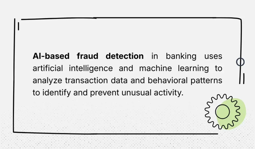 Overview of AI fraud detection process.