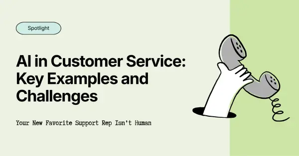 AI In Customer Service: All You Need to Know From Examples to Challenges