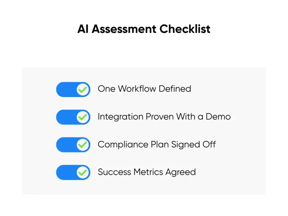 AI Assessment Checklist