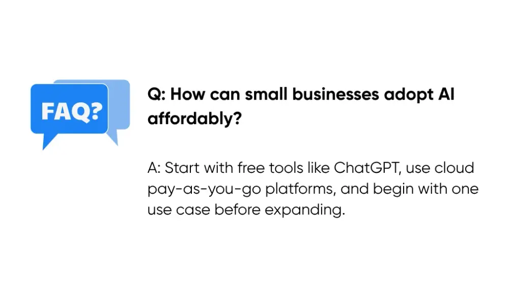 How Can Small Businesses Adopt AI Affordably