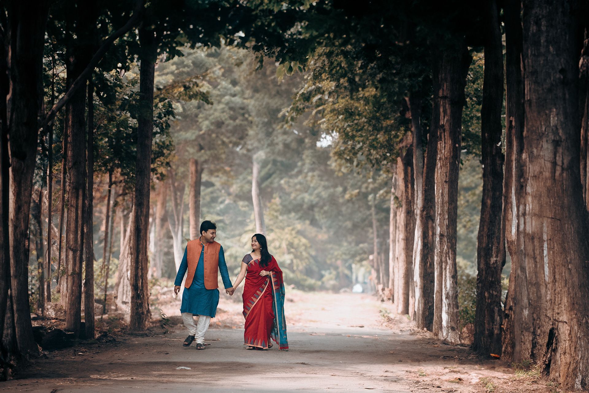 Traditional Bengali Pre Wedding Photography in Kolkata | Cultural Couple Portrait Session