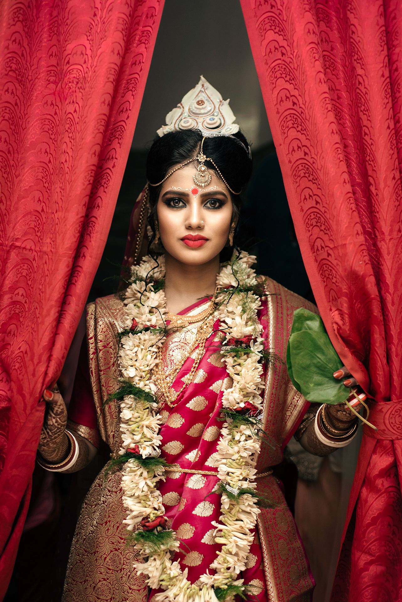 Shubho Drishti Moment of a Bengali Bride | Traditional Wedding Ritual Photography Kolkata