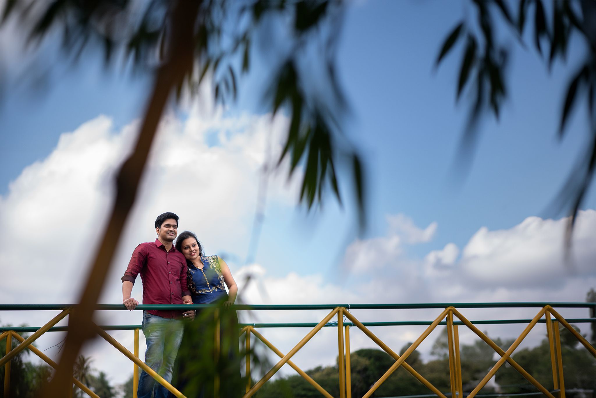 Creative Bridge Pre Wedding Photography in Kolkata | Romantic Outdoor Couple Shoot by The Vedic Wedding