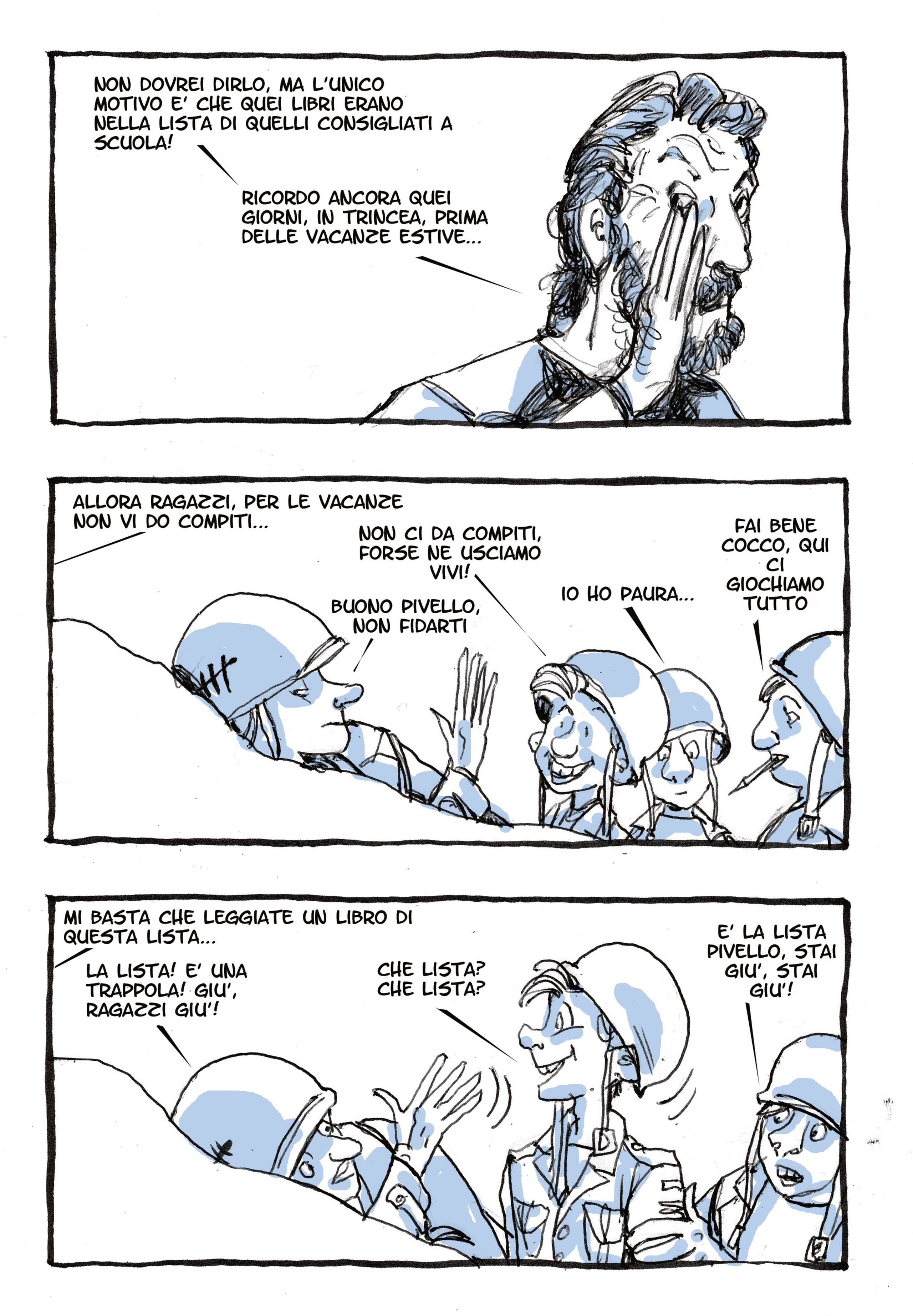 Letto e fumetto