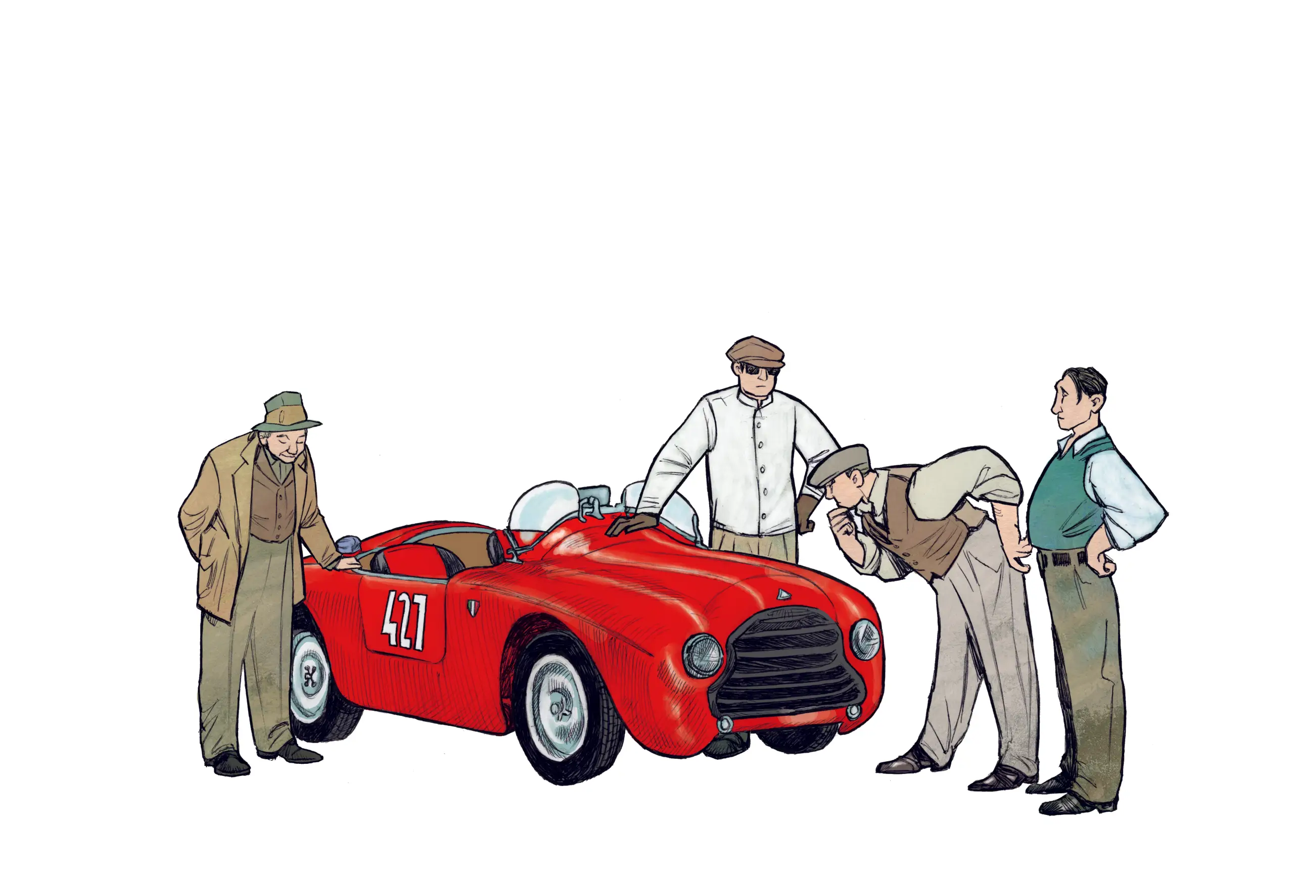 Man and Cars