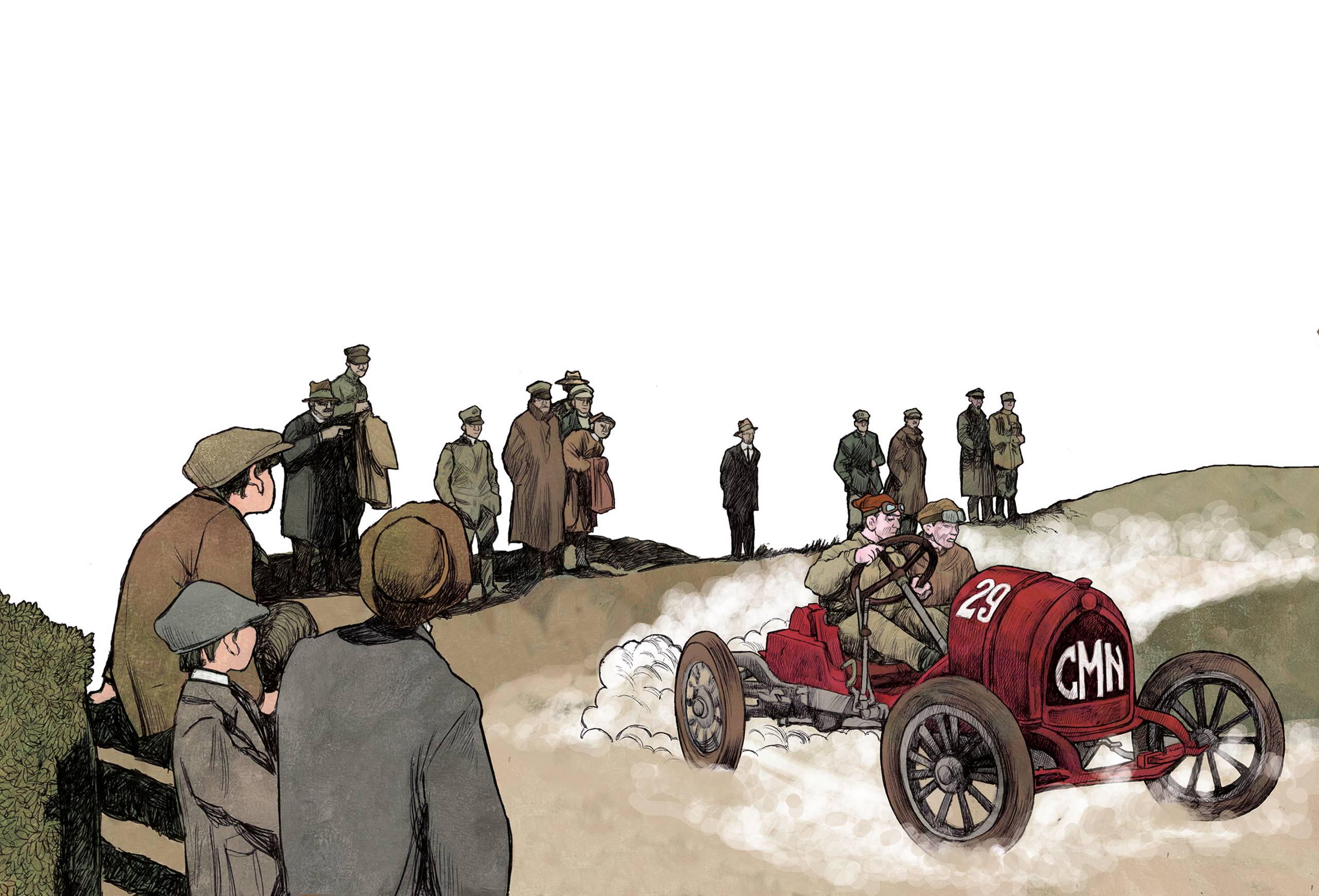 Man and Cars