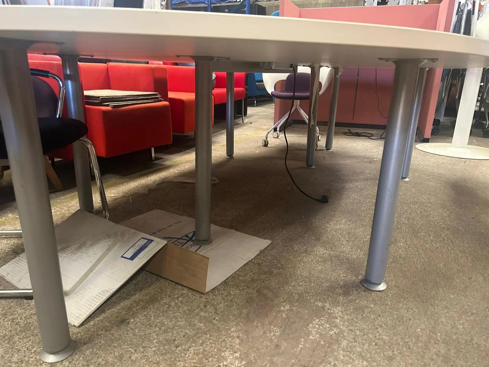 Bureau droit 120x80 cm bois clair - vue 3