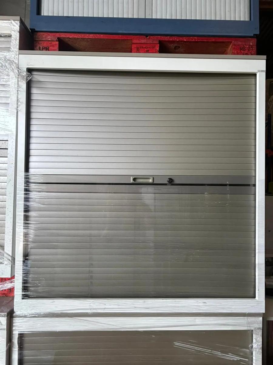 Armoire basse à rideaux Arfeo 125x120
