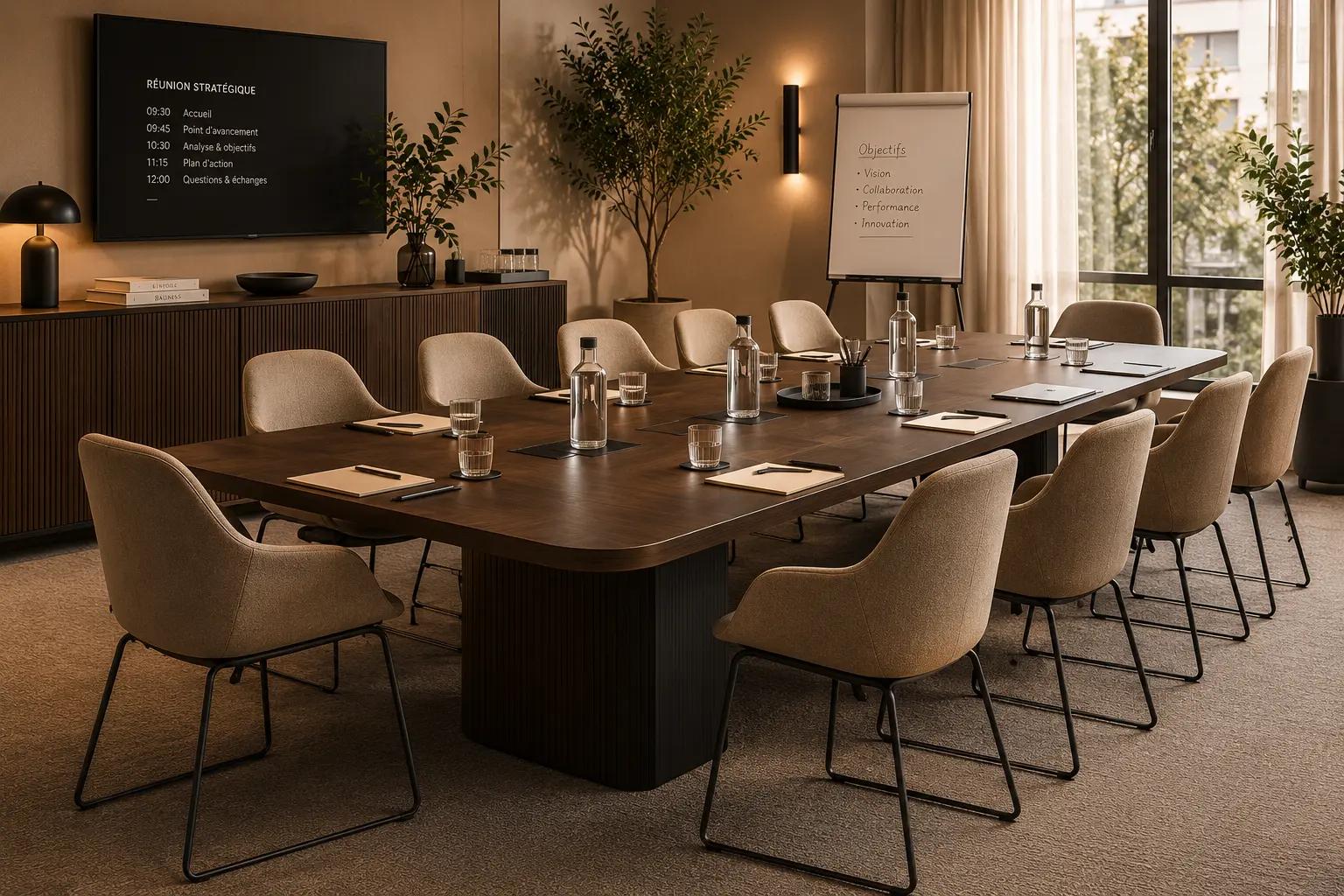 Table de réunion