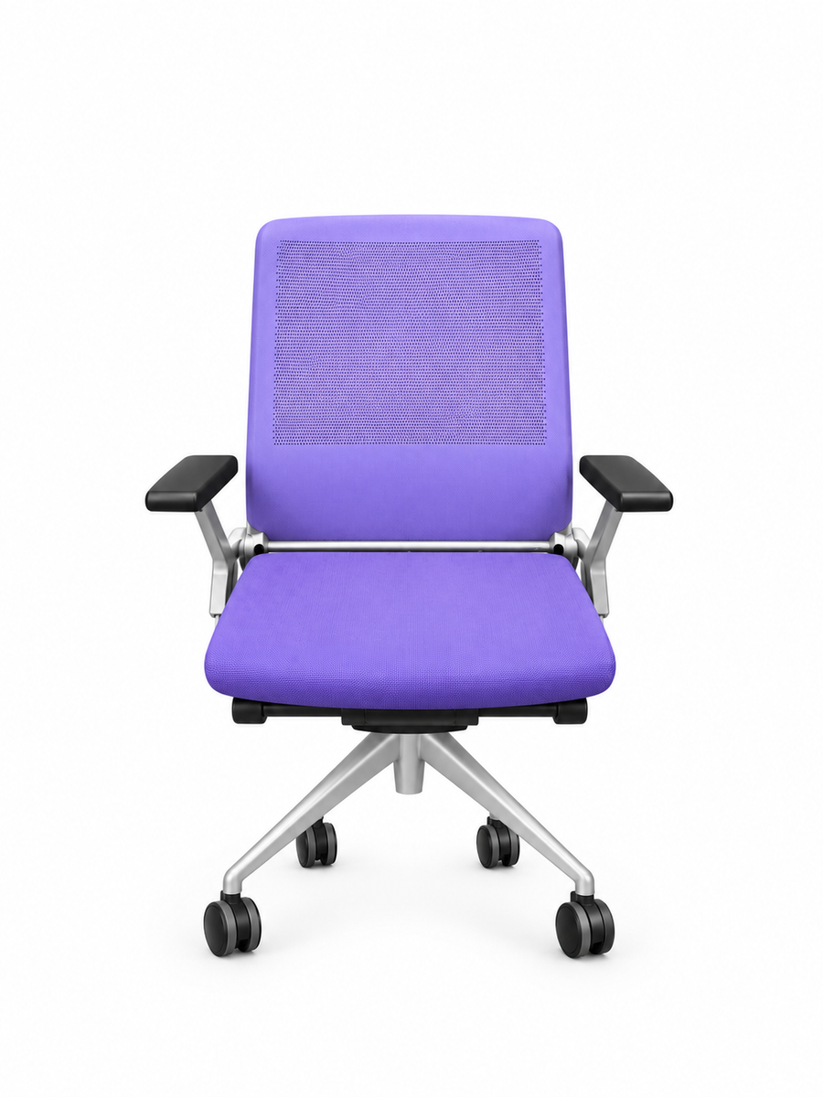 Fauteuil de bureau ergonomique Add Form Alto violet en résille