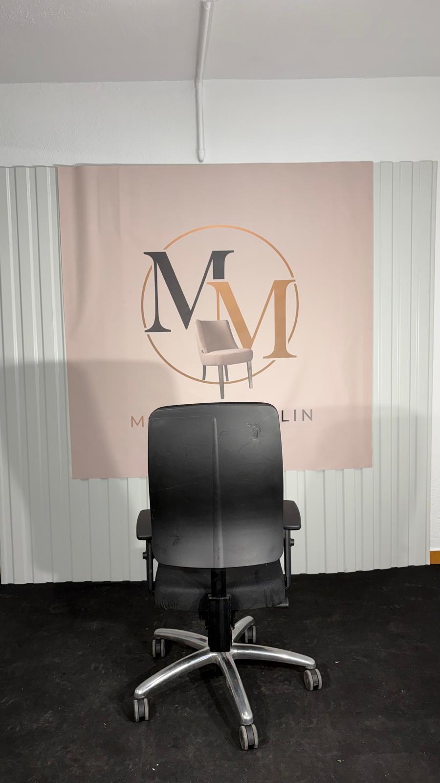 Fauteuil bureau ergonomique noir  SITAG – Accoudoirs réglables – Pro - vue 2