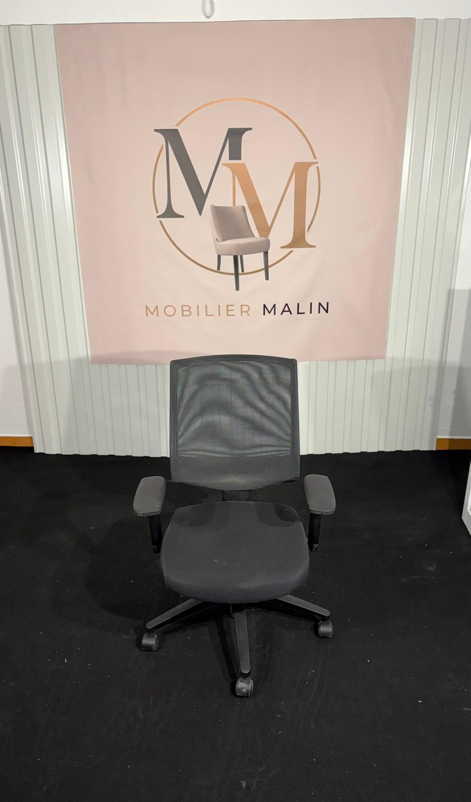 Siège bureau Klöber ergonomique noir mesh - vue 4