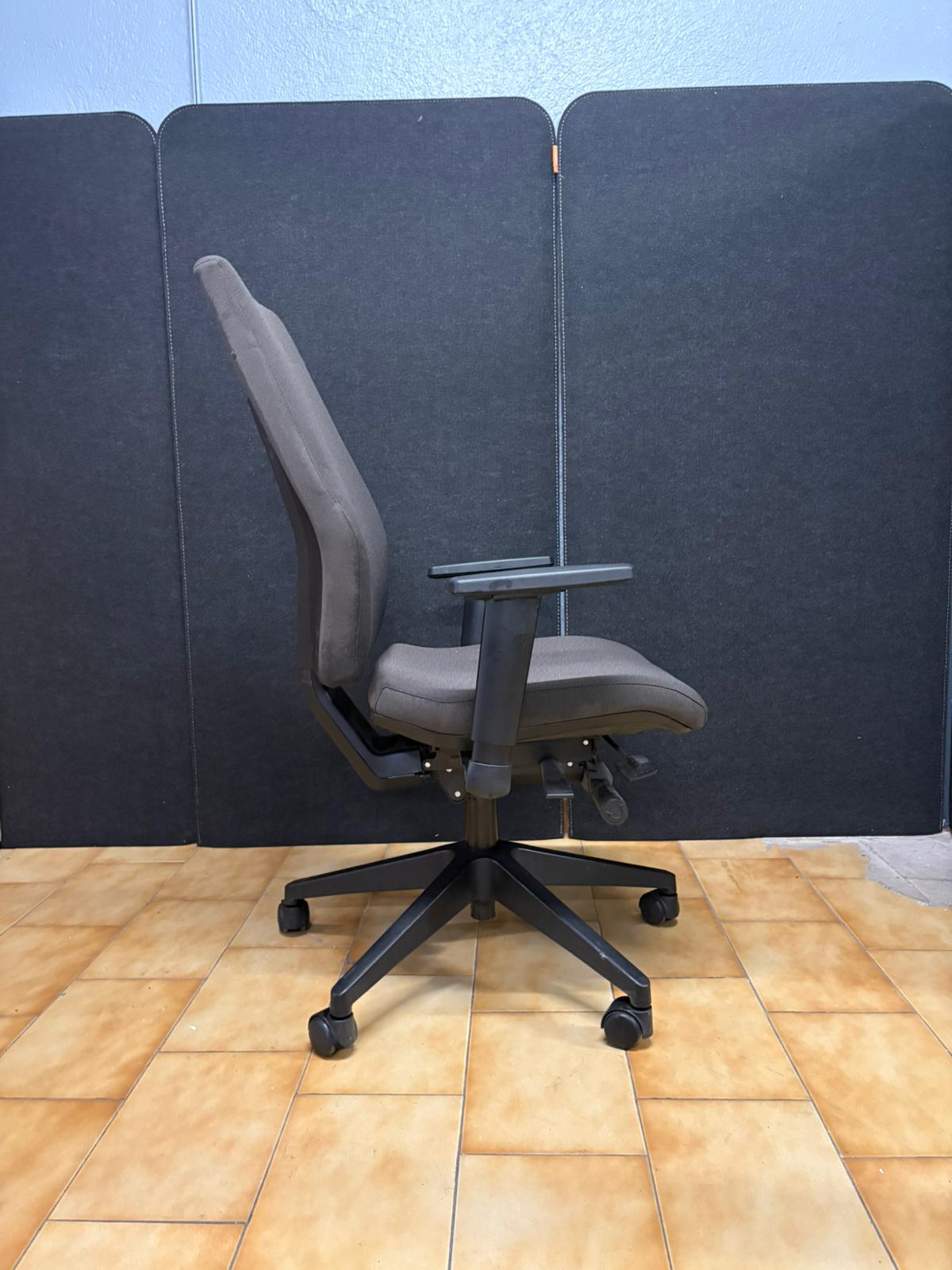 Fauteuil de Bureau Ergonomique SEDNA Noir – Dossier Haut & Accoudoirs - vue 3