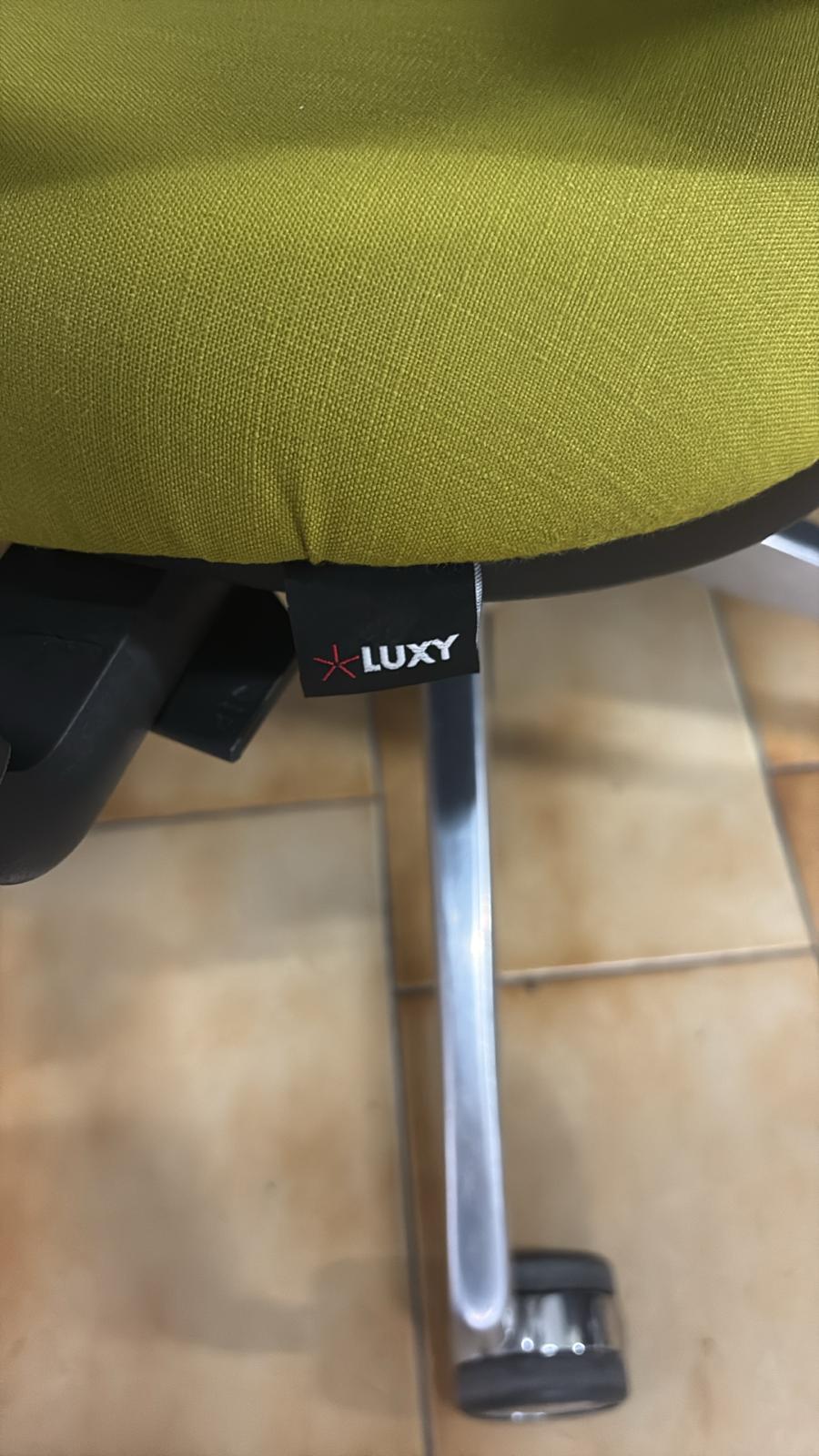 Fauteuil de Bureau Ergonomique LUXY – Tissu Jaune – Siège Professionnel Design - vue 5