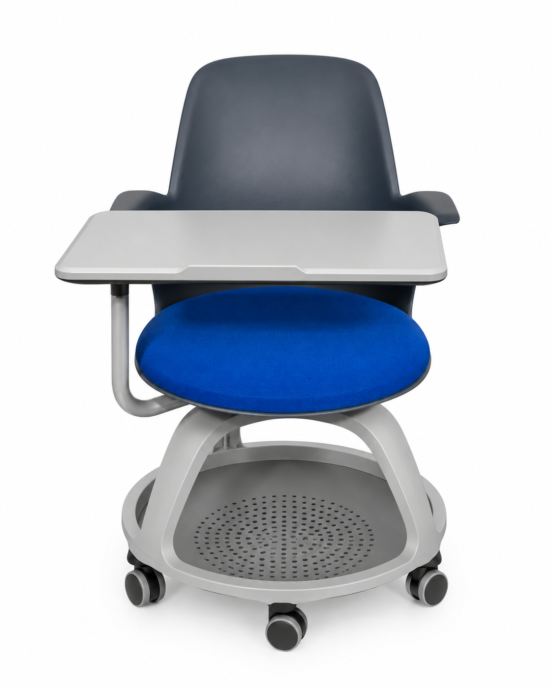 Chaise de formation Steelcase Urban sur roulettes avec tablette écritoire