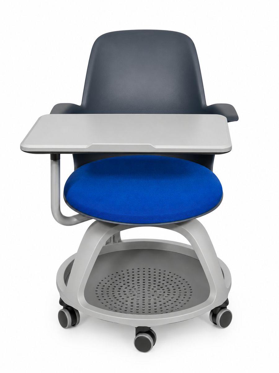 Chaise de formation Steelcase Urban sur roulettes avec tablette écritoire