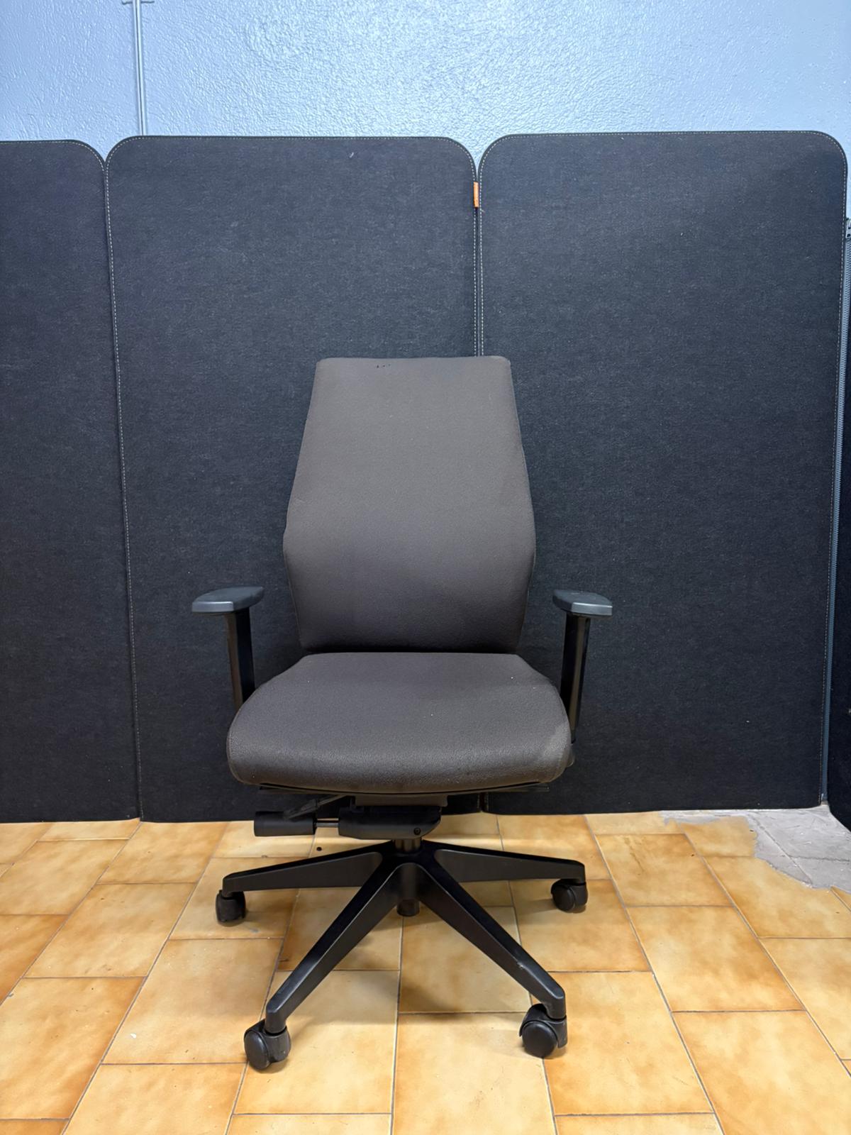 Fauteuil de Bureau Ergonomique SEDNA Noir – Dossier Haut & Accoudoirs - vue 2
