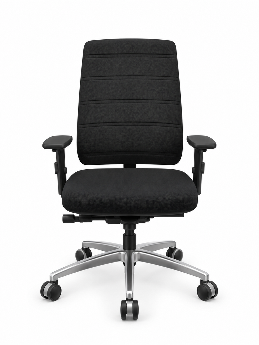 Fauteuil bureau ergonomique noir SITAG – Accoudoirs réglables – Pro