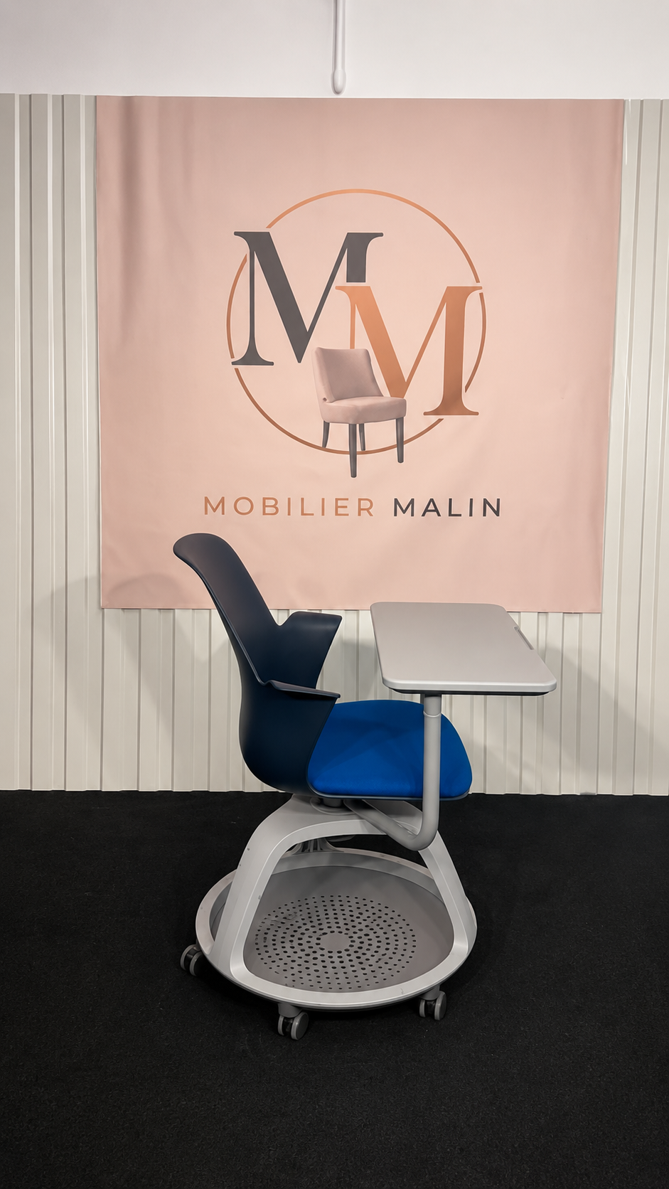 Chaise de formation bleu