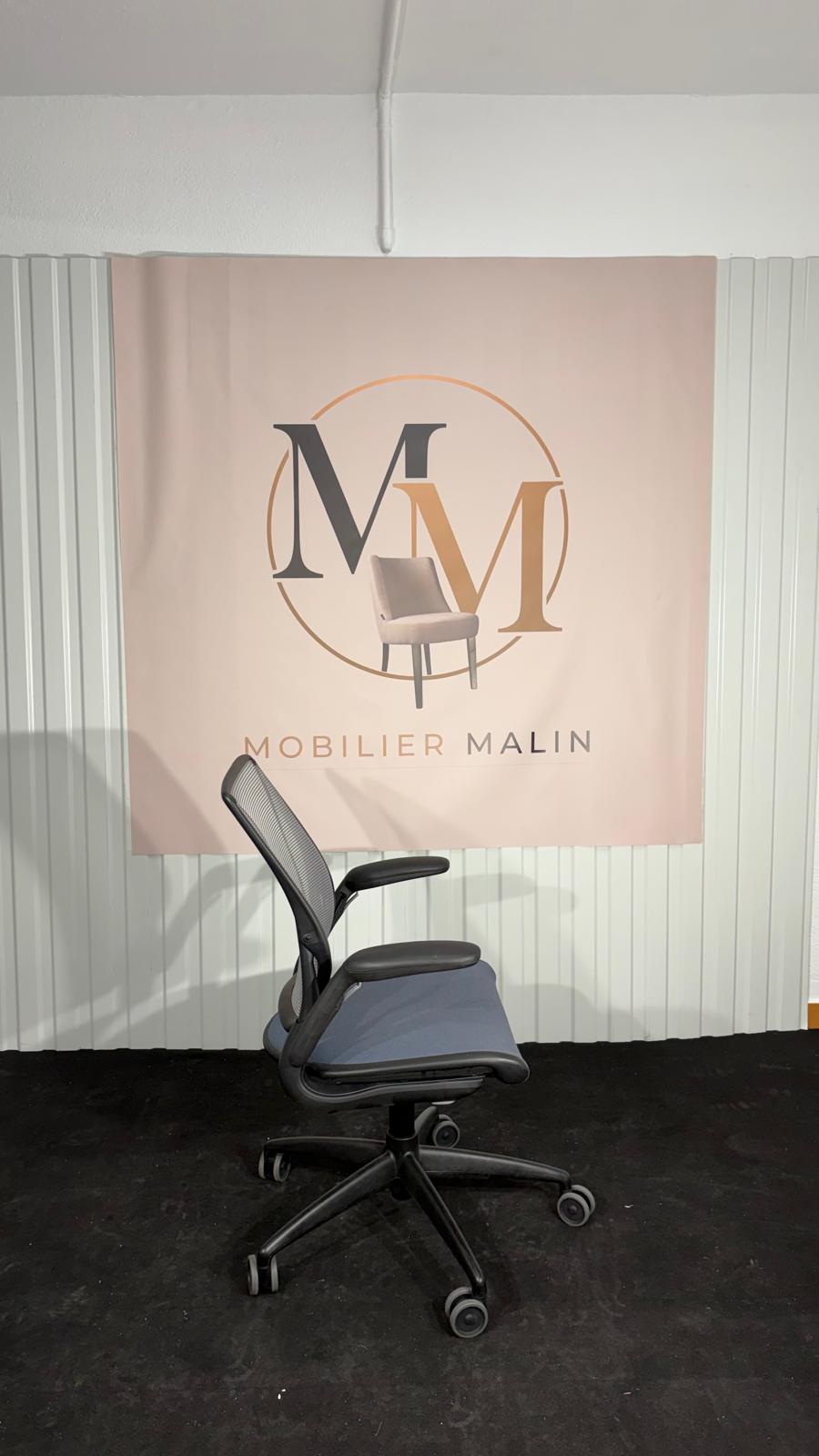 Fauteuil de bureau ergonomique dossier résille – Accoudoirs réglables - vue 3
