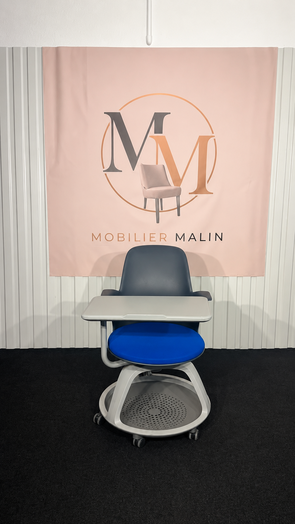 Chaise de formation bleu 
