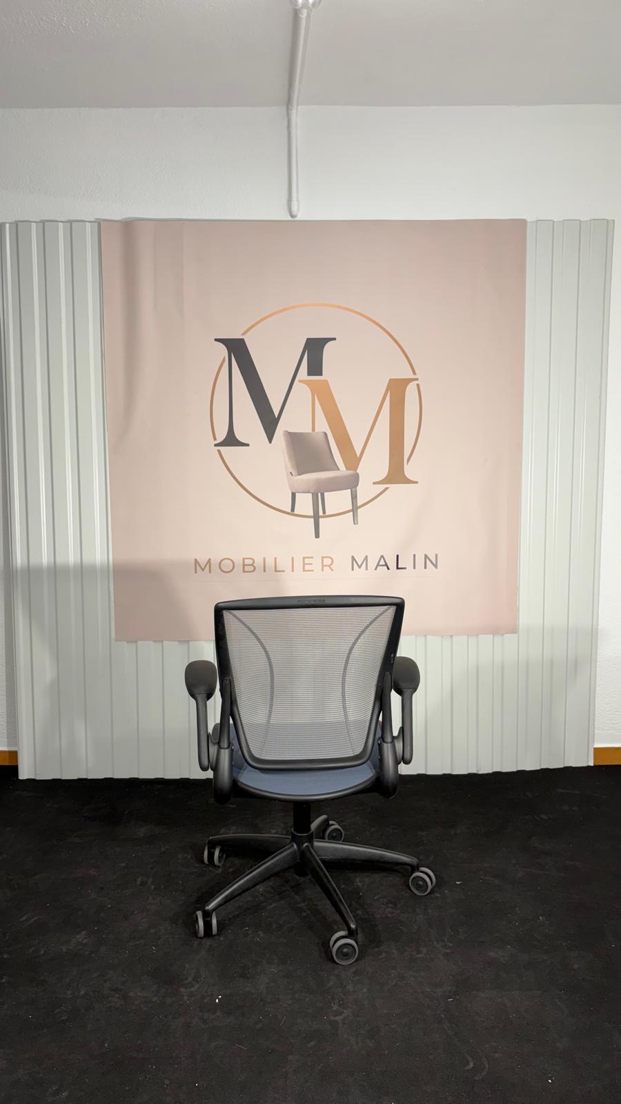 Fauteuil de bureau ergonomique dossier résille – Accoudoirs réglables - vue 2