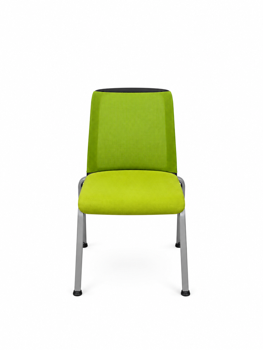 Chaise de bureau Steelcase sur roulettes avec dossier mesh vert anis