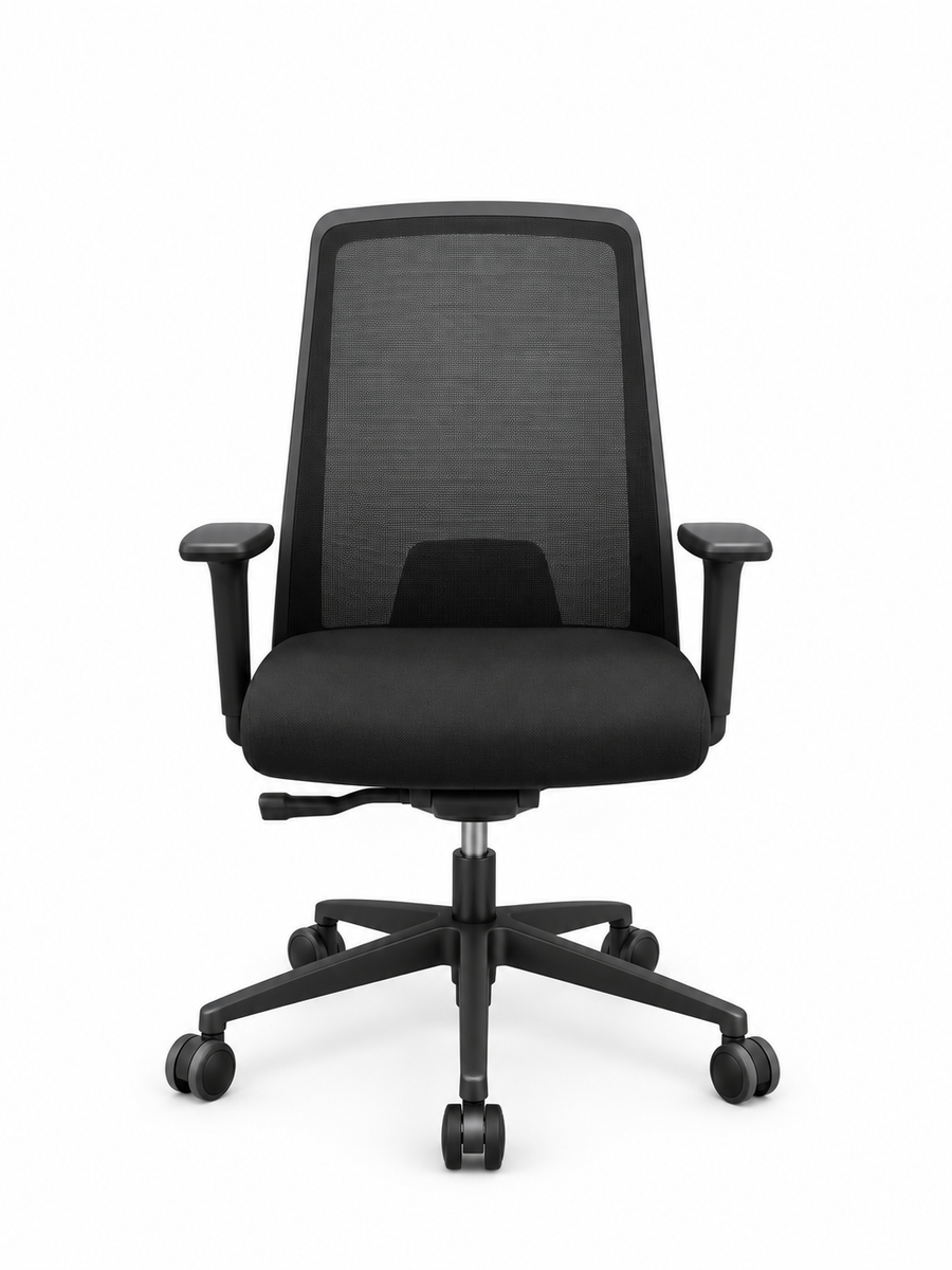 Fauteuil de bureau ergonomique noir intersthul – Dossier résille – Siège professionnel