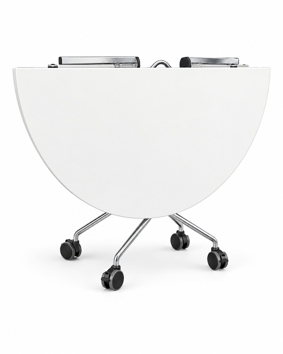 Table Ronde pliable Réunion blanche 180 cm de diamètre