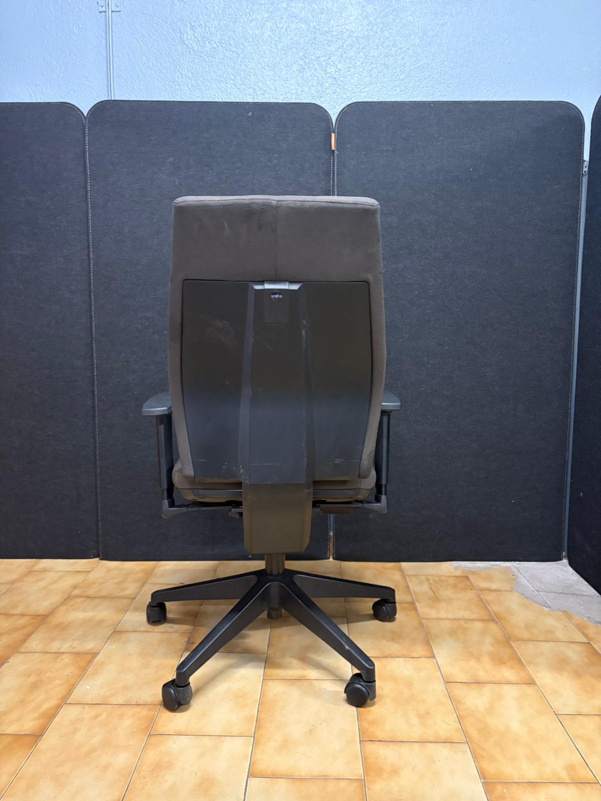 Fauteuil de Bureau Ergonomique SEDNA Noir – Dossier Haut & Accoudoirs - vue 4