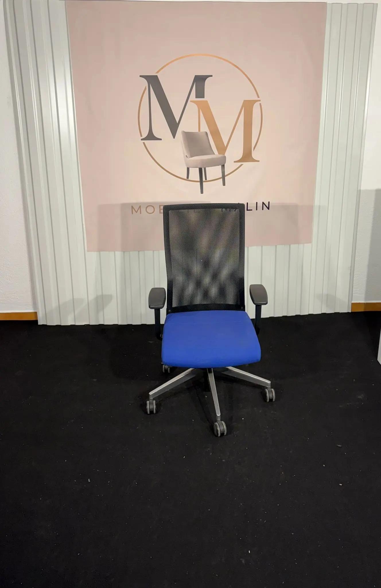 fauteuil ergonomique zuco bleu