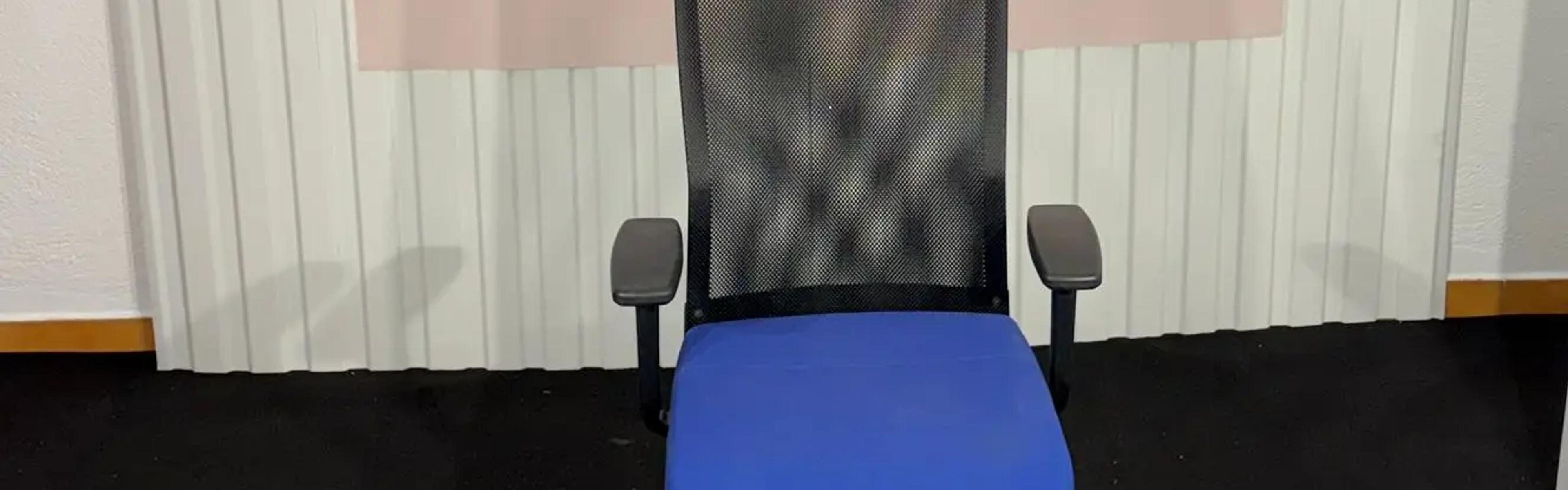 fauteuil ergonomique zuco bleu