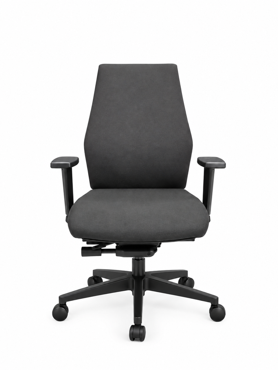 Fauteuil de Bureau Ergonomique SEDNA Noir – Dossier Haut & Accoudoirs