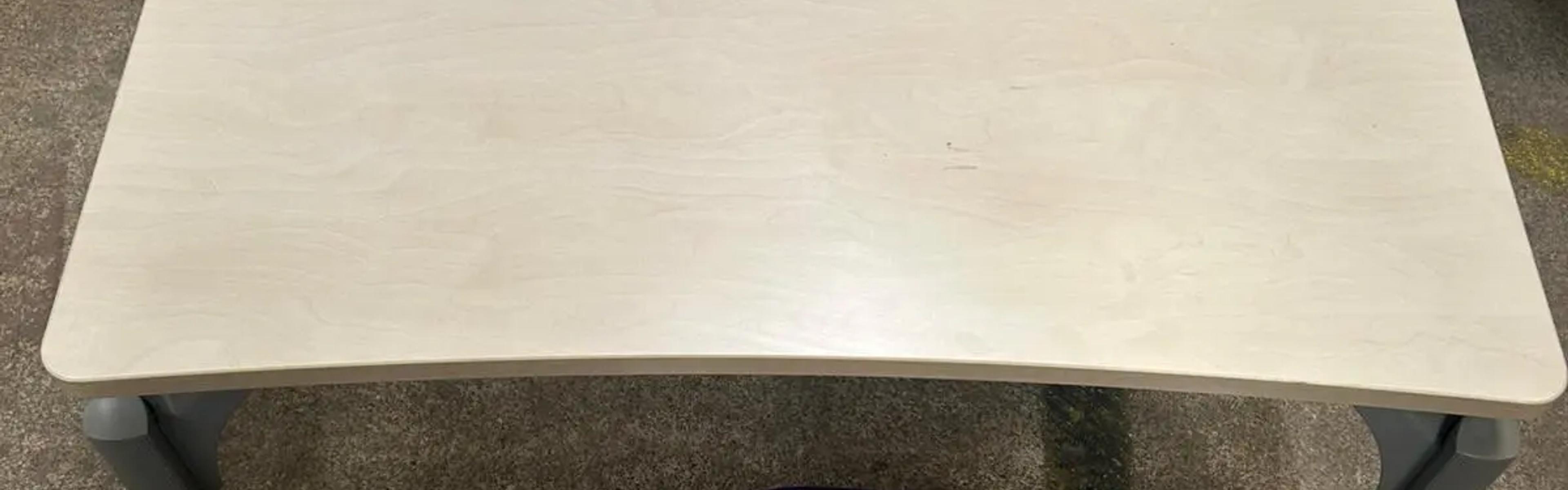 Bureau droit 120x80 cm bois clair