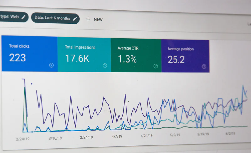 Google Search Console SEO chart symbolizing Youtube channel growth