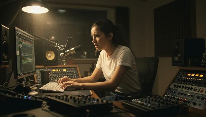 music producer troubleshooting audio interface driver errors