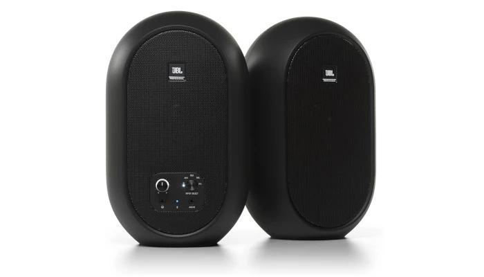 JBL Professional 1 Series 104-BT Compact Desktop Reference Monitors with Bluetooth, Black, Sold as Pair, 4.5-inch Speaker