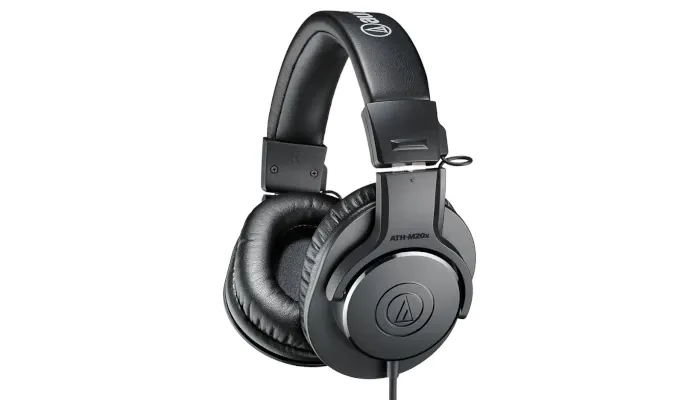Audio-Technica ATH-M20x Professional Studio Monitor Headphones, Black (AUD ATHM20X)