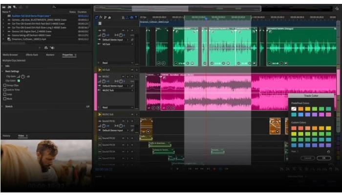 Adobe Audition Interface