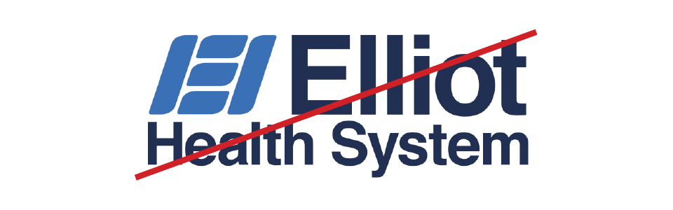 Retired logo, no longer approved for use: Legacy stacked Elliot Health System