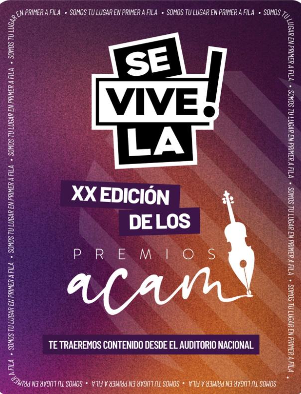 Premios ACAM 2026: la música costarricense celebra veinte galas