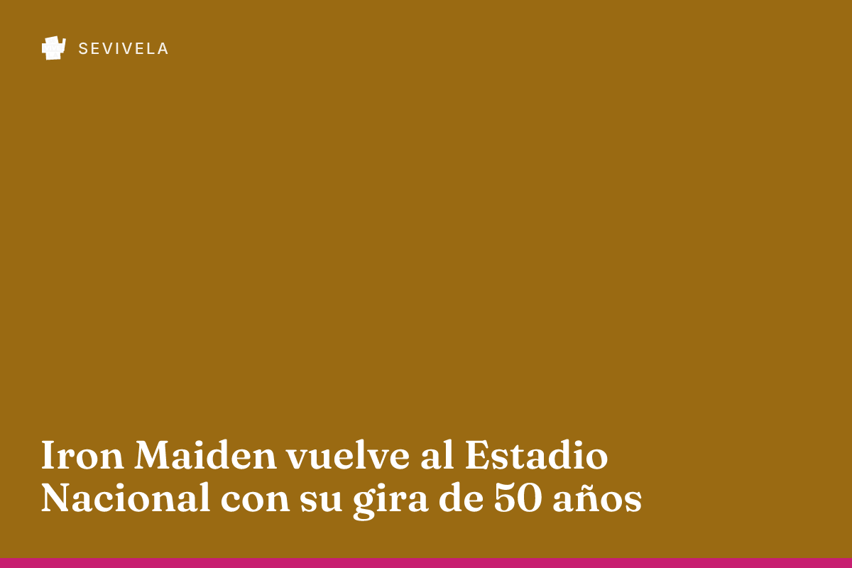 Iron Maiden vuelve al Estadio Nacional con su gira de 50 años