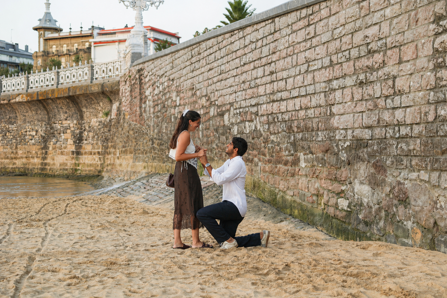 She said yes!