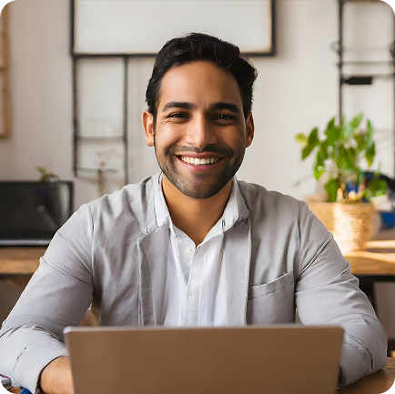 Research professional working