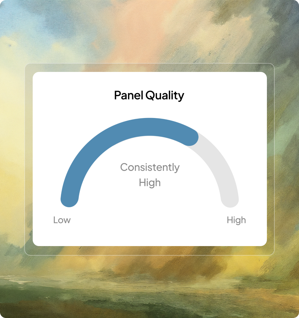 Ensure consistent panel quality