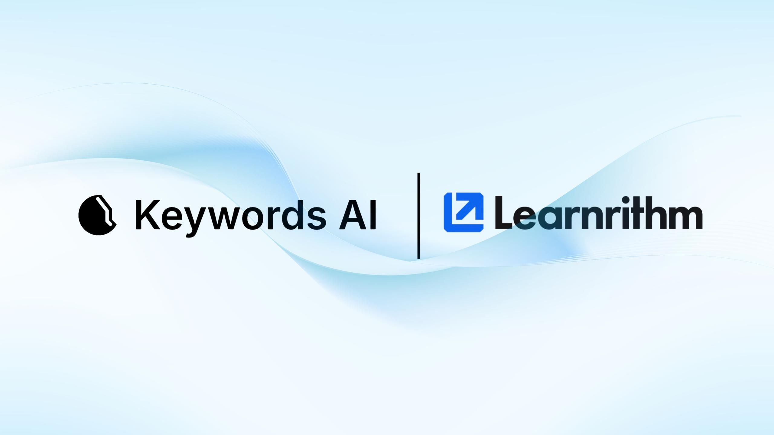 LEARNRITHM AI IN PARTNERSHIP WITH KEYWORDS AI