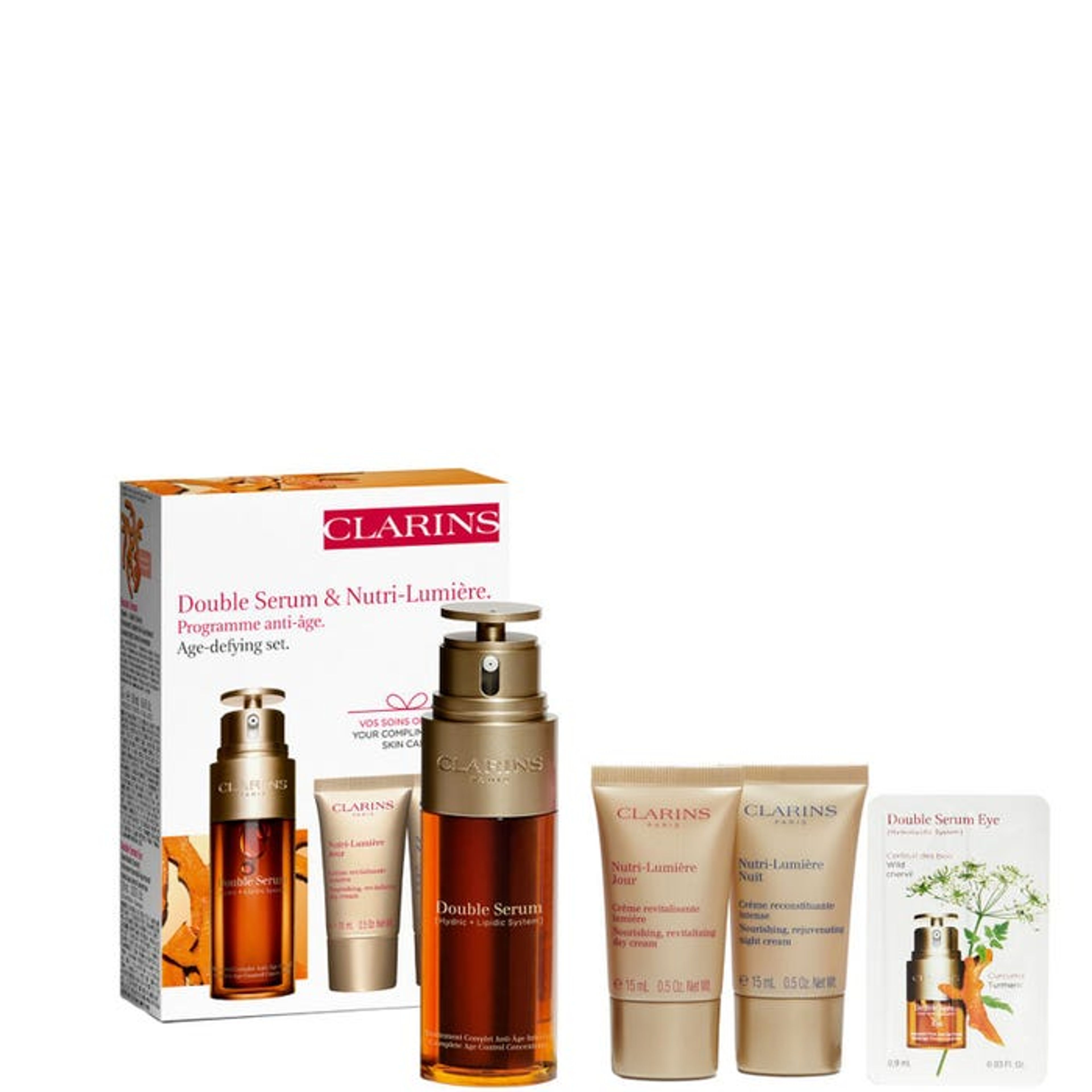 Clarins Value Pack Loyalty Double Serum & Nutri Lumiere 1